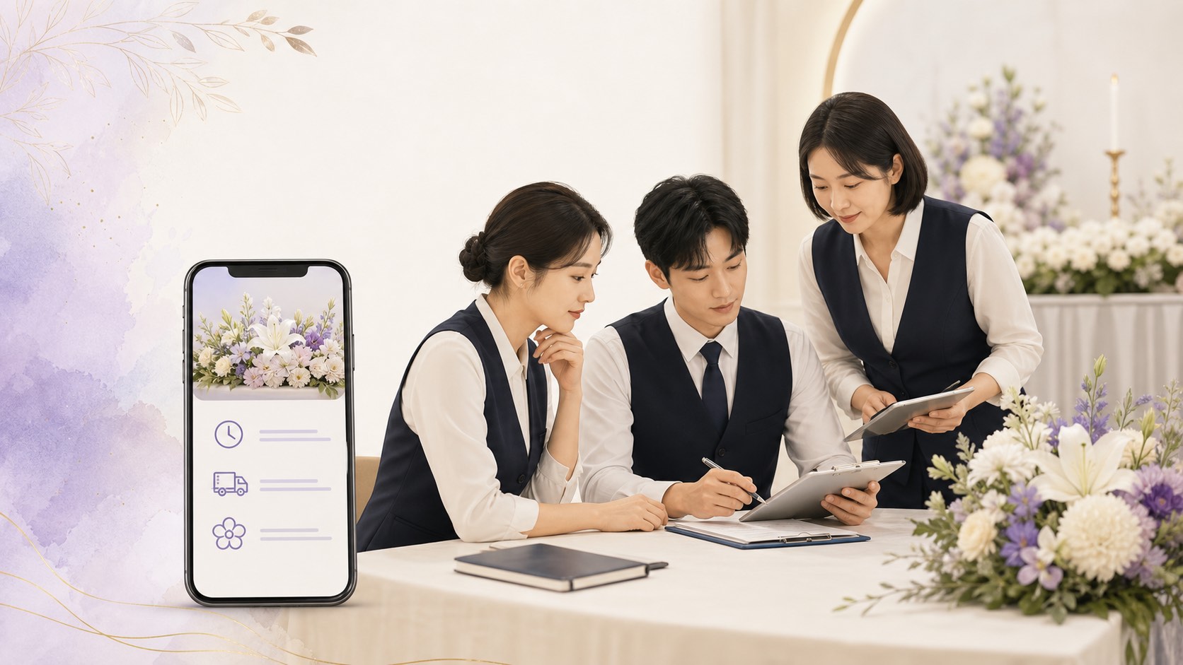 禮儀公司整理喪禮花禮最晚下單時間與配送安排