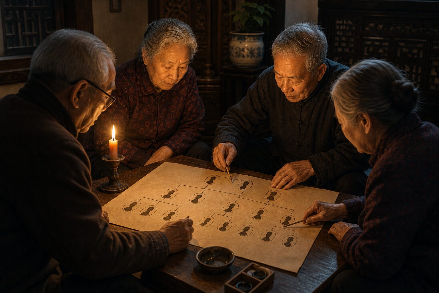 家屬共同核對訃聞稱謂與排序